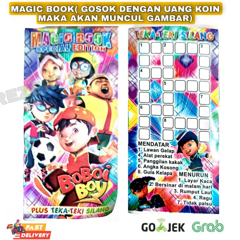 magic book gosok dengan uang koin free teka teki silang murah