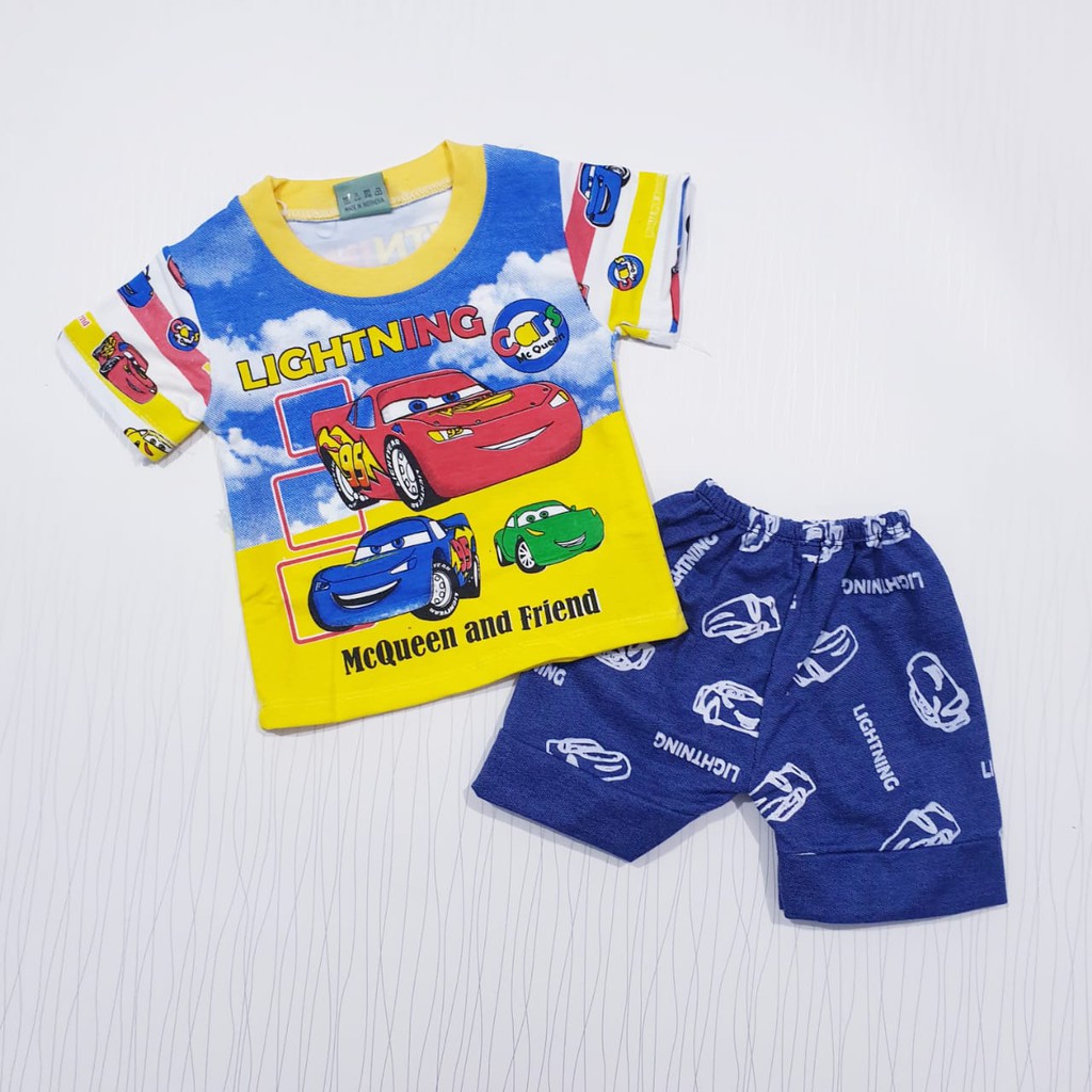 Baju Bayi / Piyama anak laki / Setelan Oblong Anak 0-12 Bulan / Setelan Anak Katun
