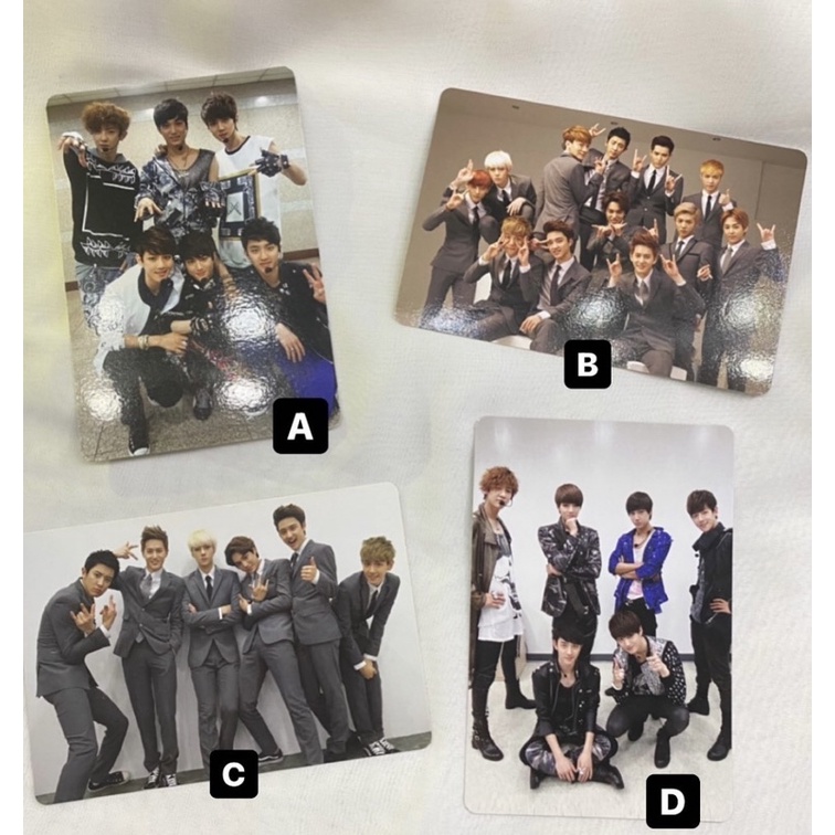 Rare Photocard group Exo official (Exo K, Exo M, OT12) BID HARGA