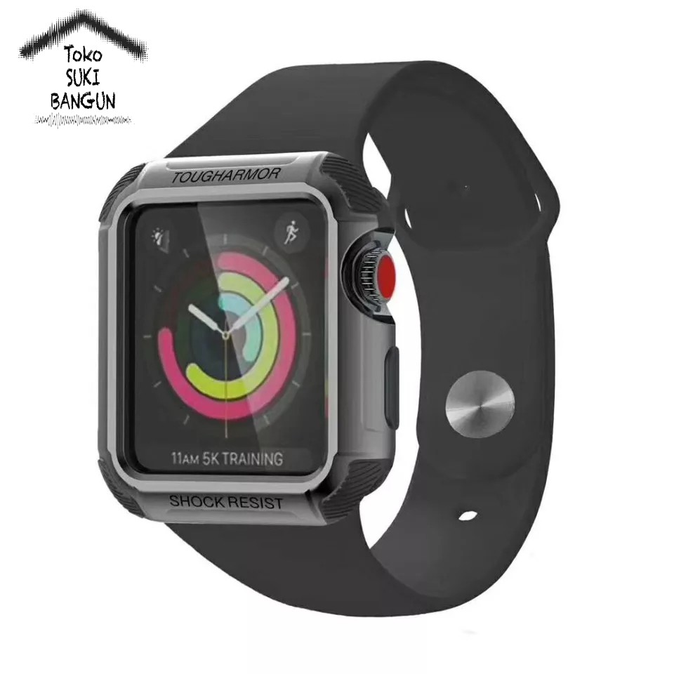 Bumper Case TOUGH ARMOR Solid Rubber for Apple Watch 38mm 42mm