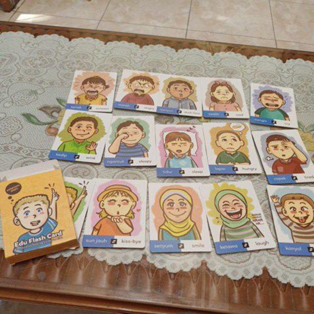 EDU FLASH CARD EXPRESSION Kartu Mainan Anak Seri EDU FLASH CARD EXPRESSION Kartu Mainan Anak Seri