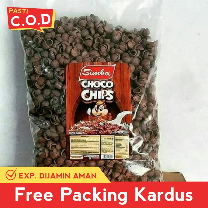 

snack kiloan KOKO KRUNCH 125 gram makanan ringan camilan - Choco Chips 125