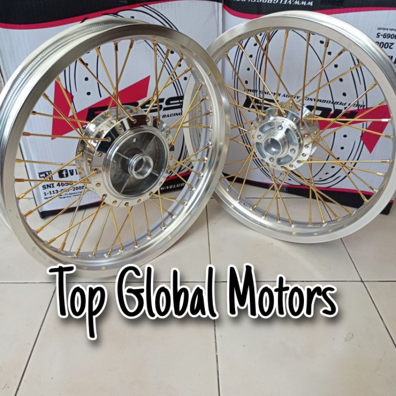 Velg Rossi RX King Sepasang Ring 17 Ring 18 - Velk RX King Depan Belakang