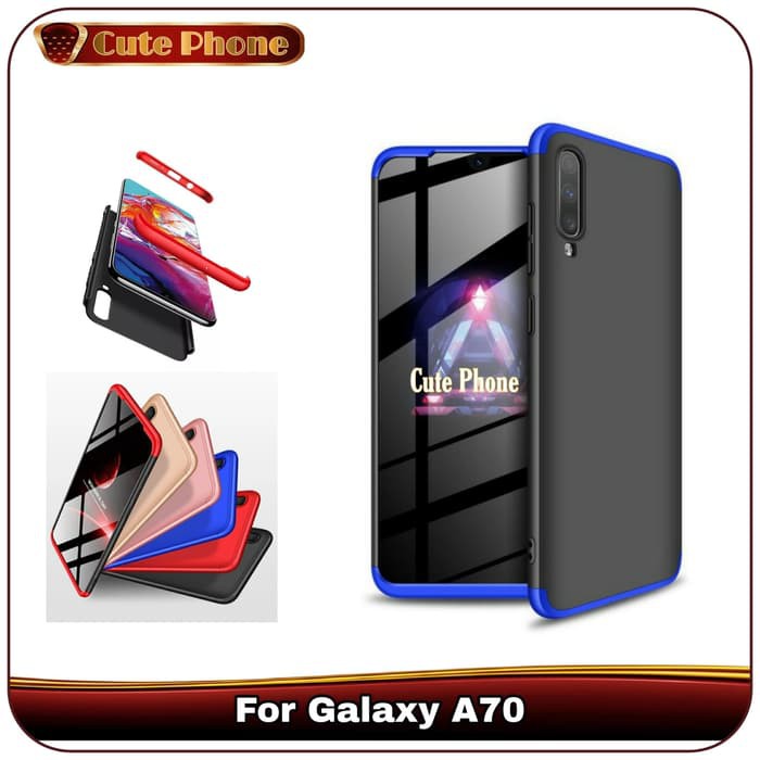 Casing Samsung Galaxy A70 A 70 Hard Case Slim Fit Armor 360 Full Cover