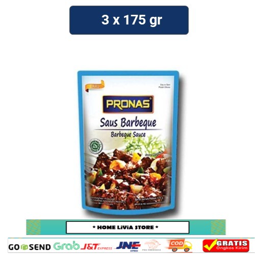 

Pronas Sauce Barbeque Pouch 3 x 175 gr