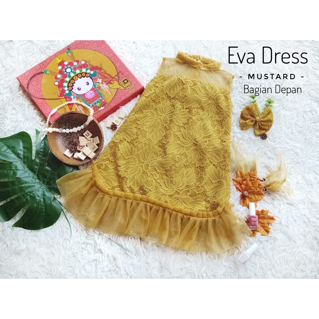 Dress Eva Anak Unik/Gaun Pesta Anak/Dress natal Anak