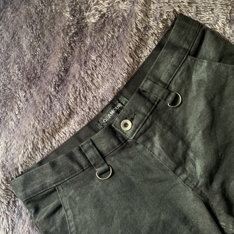 Cargo Leather Glamour With 8 Pocket Like Rick Owens