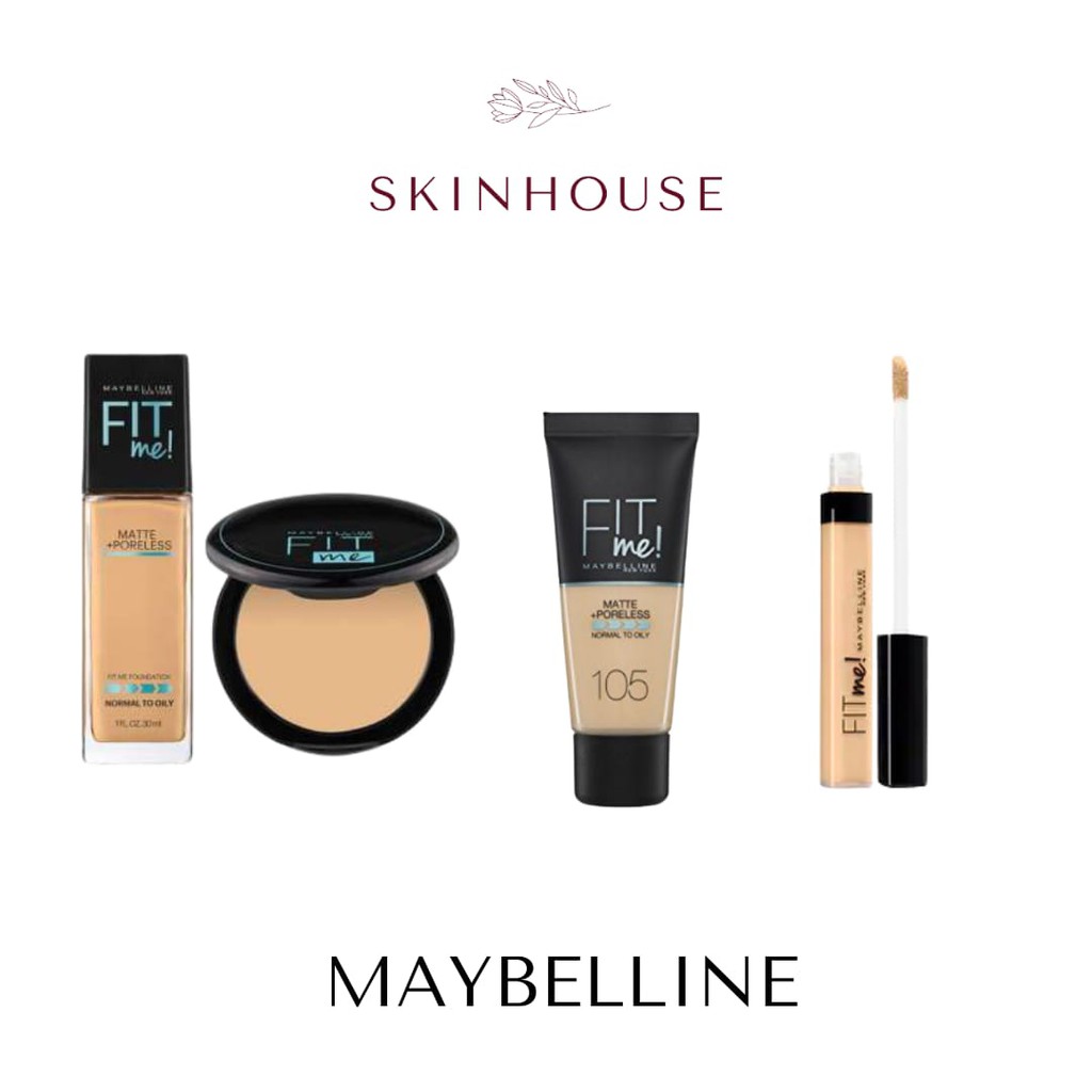 [SKINHOUSEID] MAYBELLINE FIT ME FOUNDANTION SERIES MATTE+PORELESS