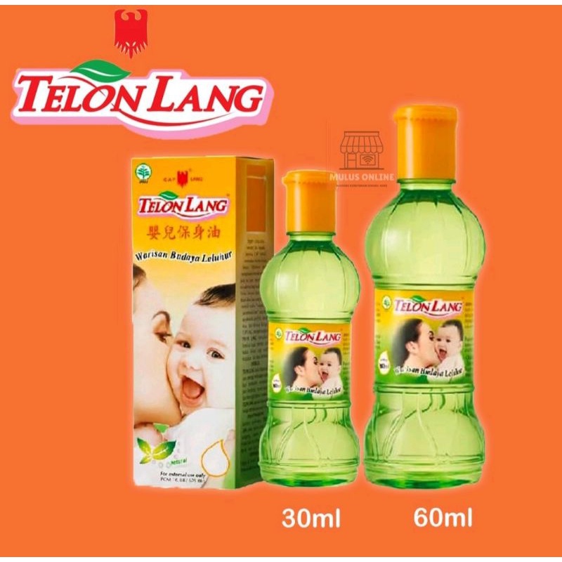 Minyak telon cap lang 30 ml, 100ml dan 150ml