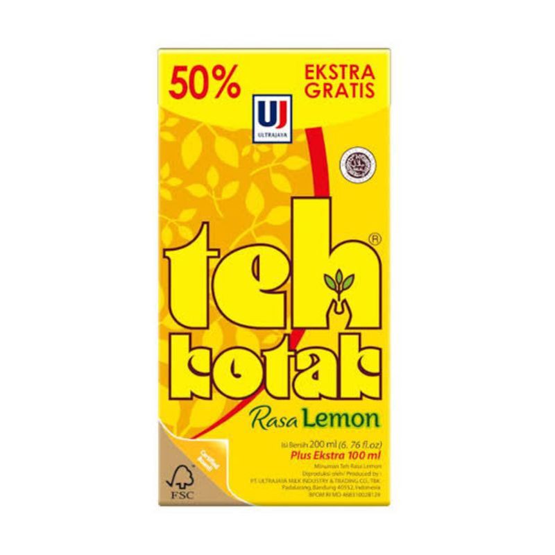 

Teh Kotak Lemon 200ml+100ml