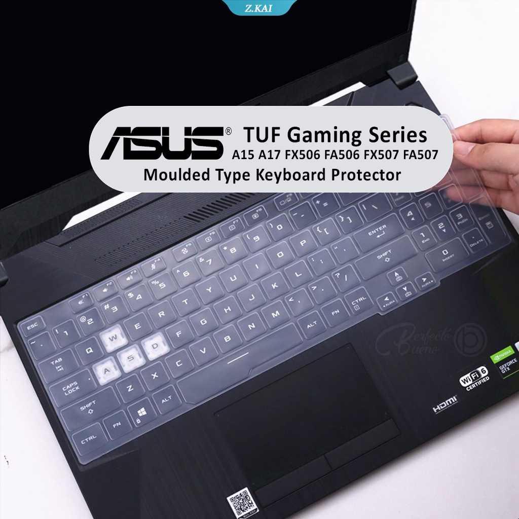 Skin Silikon Cover Pelindung Keyboard Gaming Asus TUF A15 A17 F15 F17 FX506 FA507 FA507 15.6