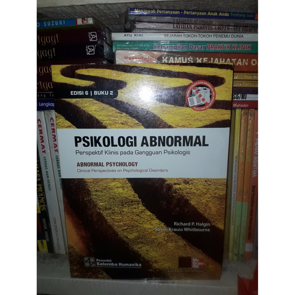 Psikologi Abnormal Perspektif Klinis Pada Gangguan Psikologis Buku 2 Edisi 6 BPBN