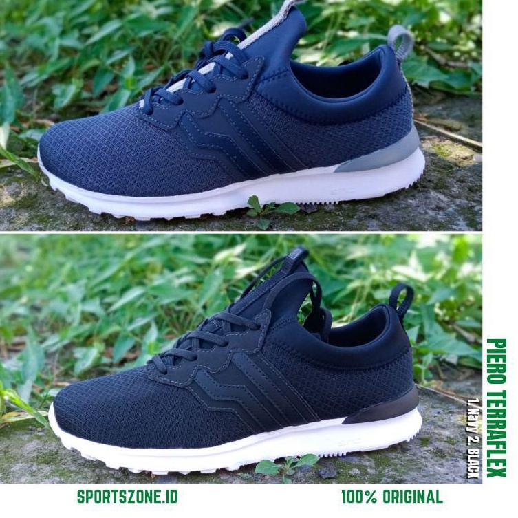 Sepatu Sneaker Piero Terraflex Original Sepatu Sekolah Hitam