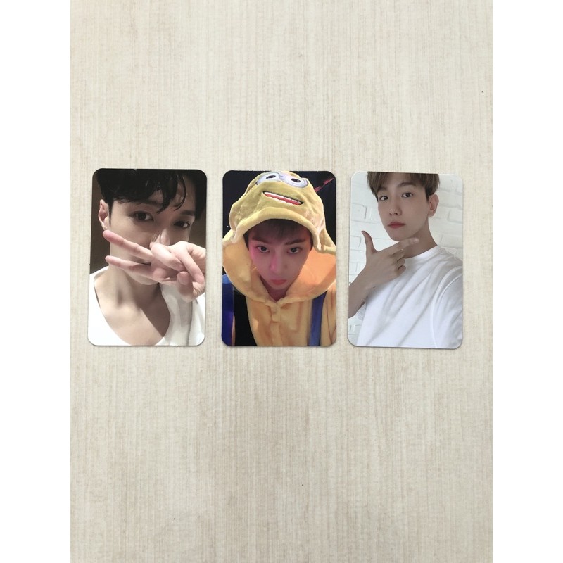 [Ready] 3 Photocard Welkit 2020 EXO Barkhyun Lay Xiumin