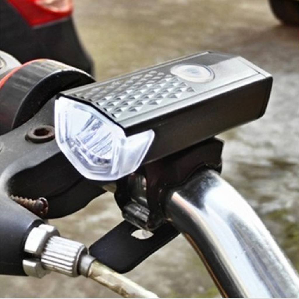 Lampu Depan Sepeda 3 Mode - USB Bike Light Rechargeable