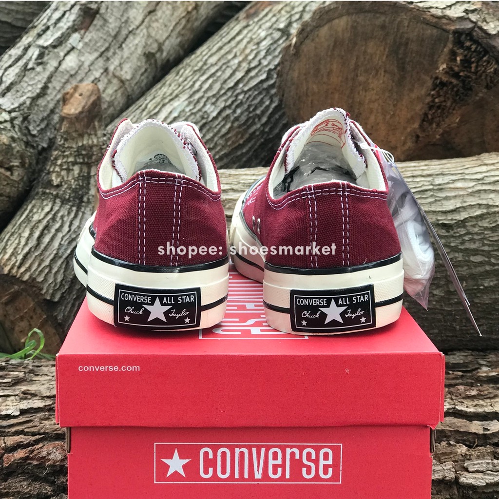 SEPATU CONVERSE 70S LOW MAROON ALL STAR CHUCK TAYLOR OBRAL MURAH