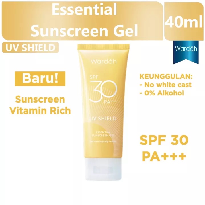 Wardah Uv Shield Essential Sunscreen Gel SPF 30 40ml