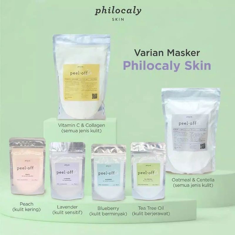 [BPOM] PHILOCALY PEEL OFF MASK 50 GRAM / MASKER KLINIK KECANTIKAN / MASKER RUBBER