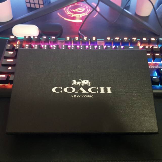 COACH WOLF BILLFOLD WALLET MEN'S SIGNATURE