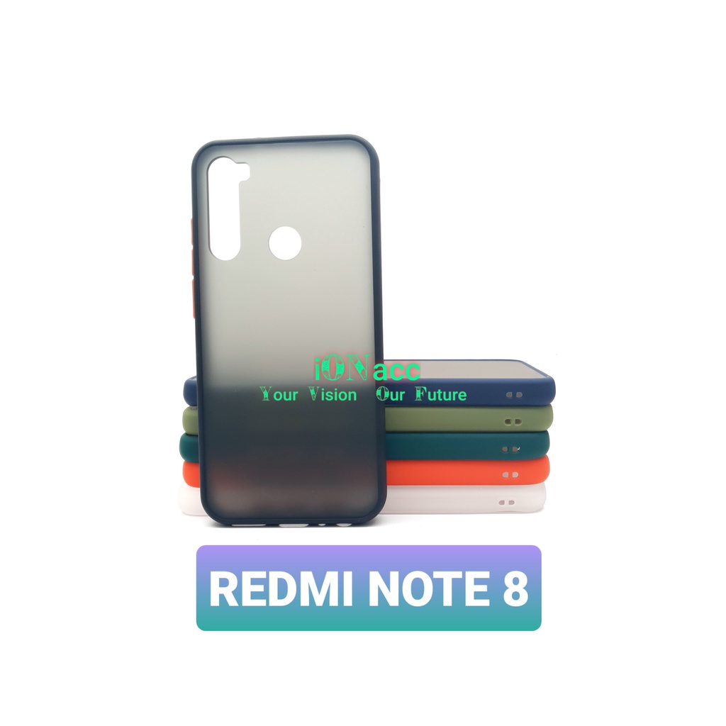 ION CASE MY CHOICE REDMI NOTE 8 -HARDCASE DOVE TPU MACARON