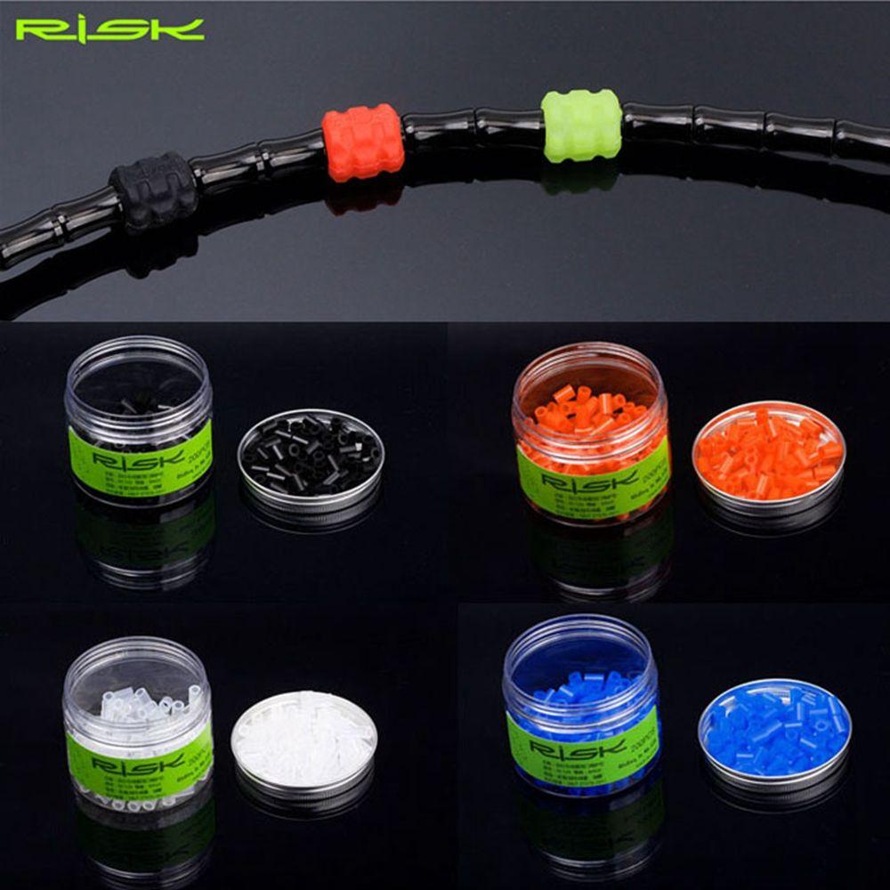 R-FLOWER 10pcs Pelindung Kabel Sepeda Ultralight MTB Road Bike Silica Nightlight Protect Ring