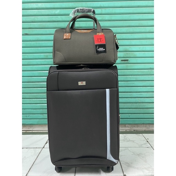 Koper kain kanvas bagasi medium size Polo Freedom travel bag travelling bag tas koper kain anak seko