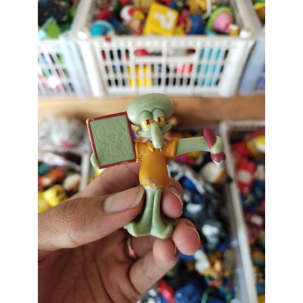 Action figure Spongebob McDonald Spongebob Happy Meal Patrick MCD Murah Meriah-34. Squidward Kece