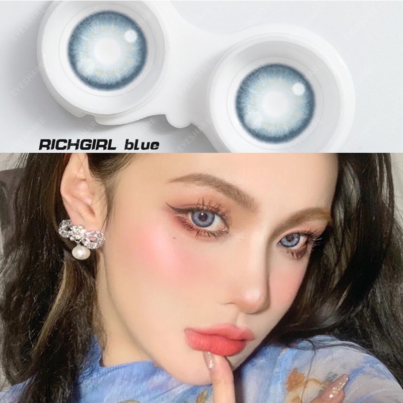 [✅COD] Sepasang Lensa kontak warna, lensa warna, diameter14MM, kadar air 40% soflens softlens RUSSIA GIRL Series