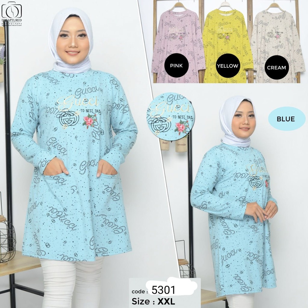 Baju wanita tunik Gucci