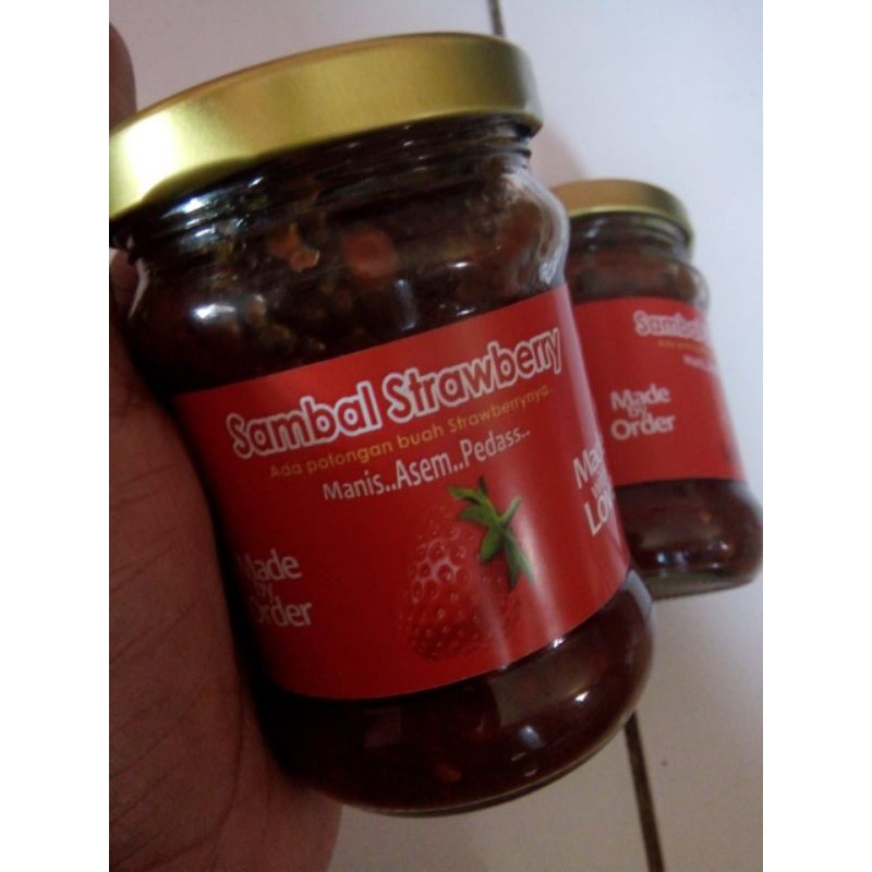 

Sambal Strawberry Homemade