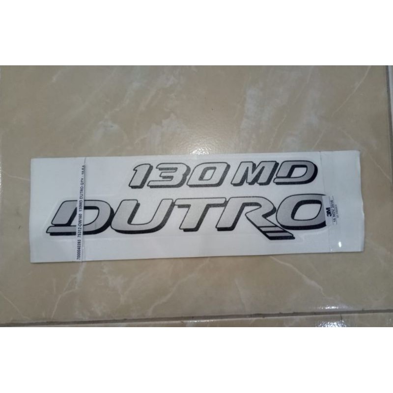STICKER HINO 130 MD DUTRO