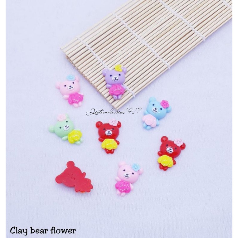 Clay bear flower