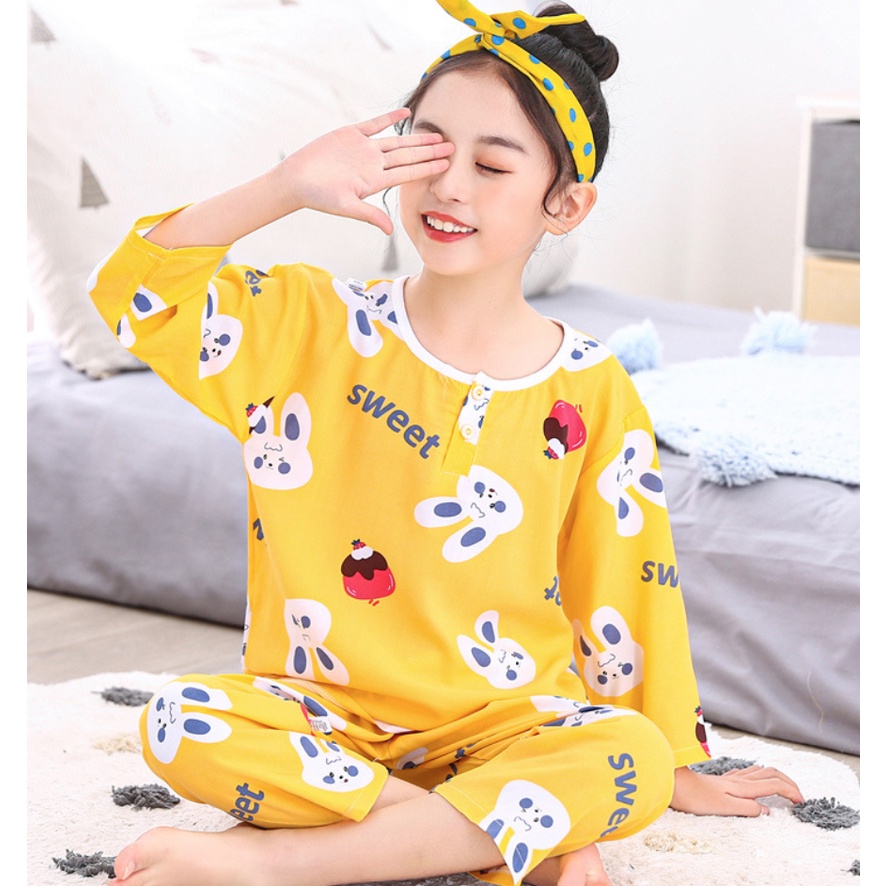 Baju Tidur Anak Impor / Setelan Baju Tidur Anak Cowok Cewek / Piyama Anak / Pajamas Anak / Set Pyjamas Anak / Baju Anak Nyaman