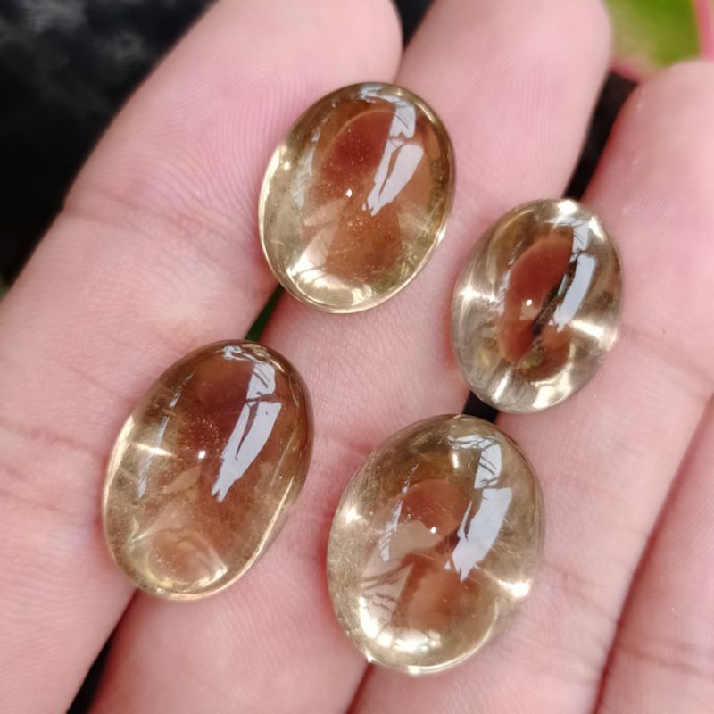 batu kecubung teh kristal bening asli top quality