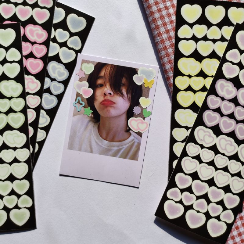 eystudios - Dreamy Heart Kisscut Sticker Love For Journaling / Polcos (BACA DESKRIPSI)