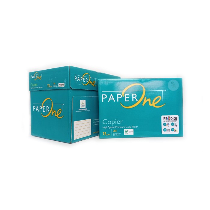 

(BISA COD) Paper One A4 75 Gsm - Khusus instant / SAME DAYS - Per Box = 5 Rim