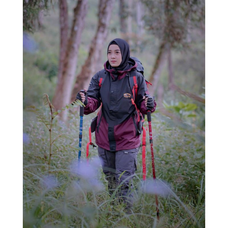 The Bojiel.id Original Jaket Gunung Outdoor Murah Waterproof - Jaket Hiking - Mountain Jacket