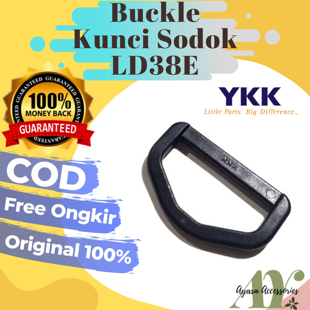 KUNCI TAS BUCKLE YKK LD38E