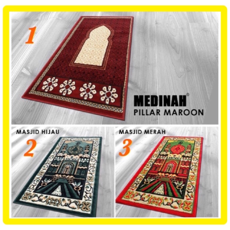 Sajadah Sholat Imam Medinah Size 60x120