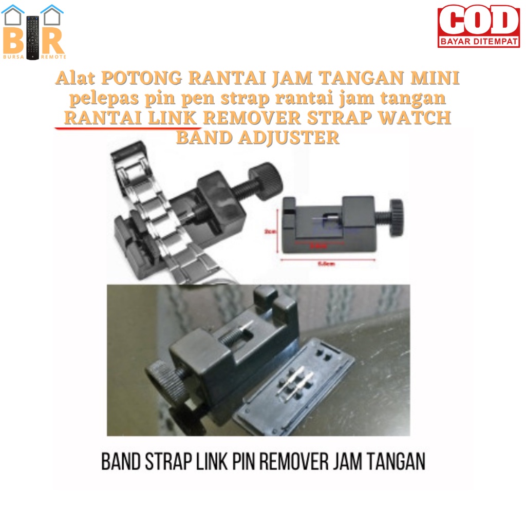 Alat POTONG RANTAI JAM TANGAN MINI pelepas pin pen strap rantai jam tangan RANTAI LINK REMOVER STRAP WATCH BAND ADJUSTER