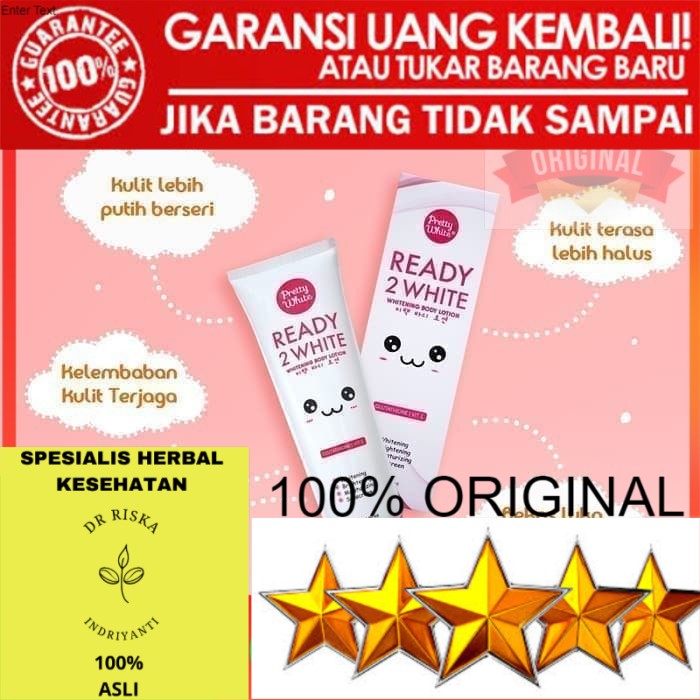 100% ORIGINAL OBAT BODY LOTION PEMUTIH KULIT KETIAK PANTAT BOKONG BADAN PERMANEN R2W
