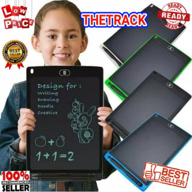 

TABLET LCD WRITING OFFICE W100 / PAPAN TULIS HAPUS BOARD TABLE DRAWING / MAGIC / ST