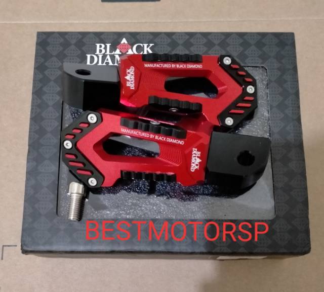 FOOTSTEP/PIJAKAN KAKI BELAKANG BLACK DIAMOND YAMAHA NMAX/AEROK155/LEXI