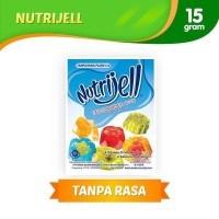 Nutrijell Agar&quot; Jelly Powder Nutrijel Ekonomis Rasa Plain 15 Gram