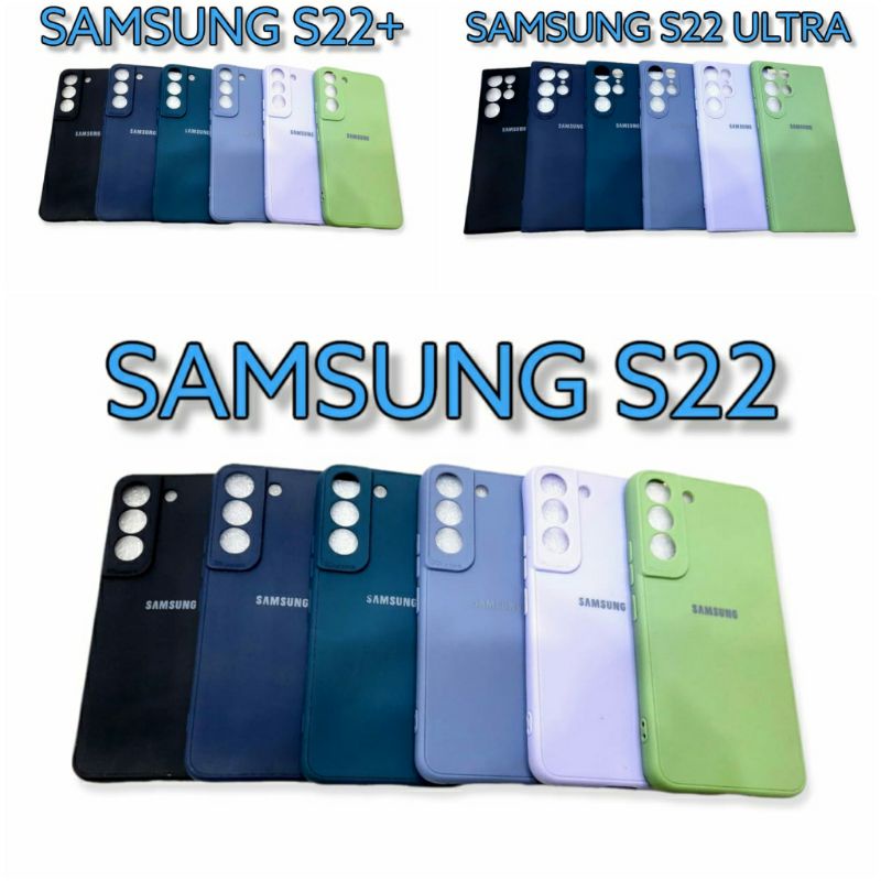 SILIKON CASE WARNA NEW SERIES SAMSUNG S22 S22 PLUS S22 ULTRA