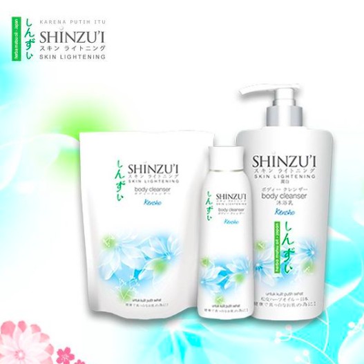 Shinzui Skin Lightening Body Cleanser / Ume Wash | Sabun Mandi Refill 180ml / 420ml / Botol 225ml