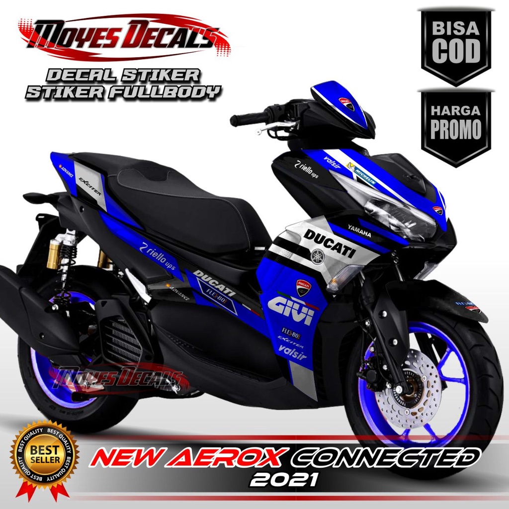 decal full body yamaha new aerox - sticker decal new aerox full body / decal new aerox 2021 desain d