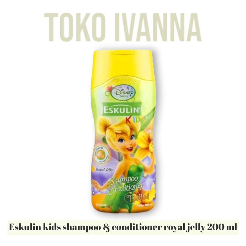 Eskulin Kids Tinkerbell Shampoo &amp; Conditioner Royal Jelly 100mL