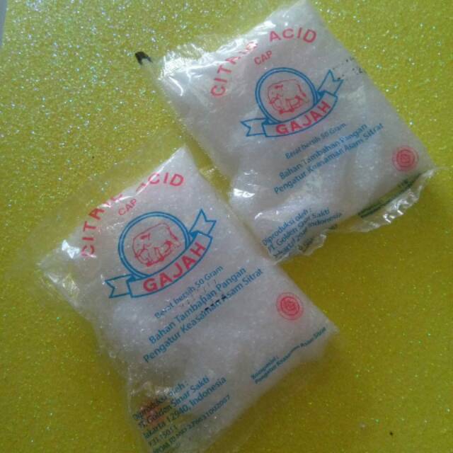 

Citric acid sitrunsil cap gajah 50 gr