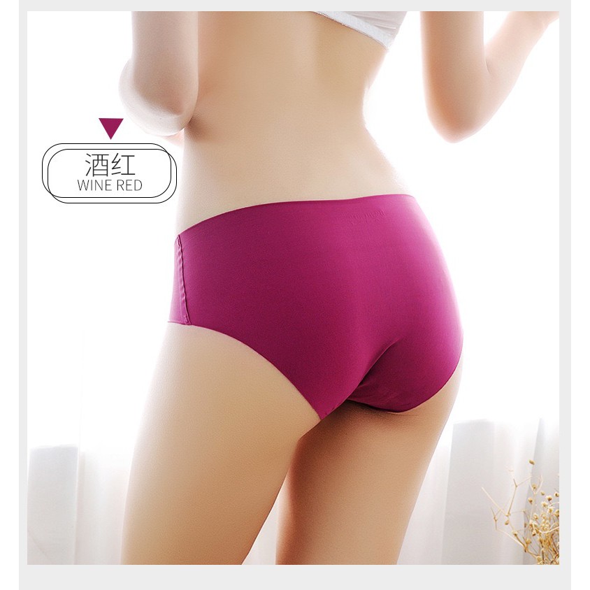 Brasay Celana dalam wanita model segitiga bahan ice silk seamless cd wanita cd import undies 2014